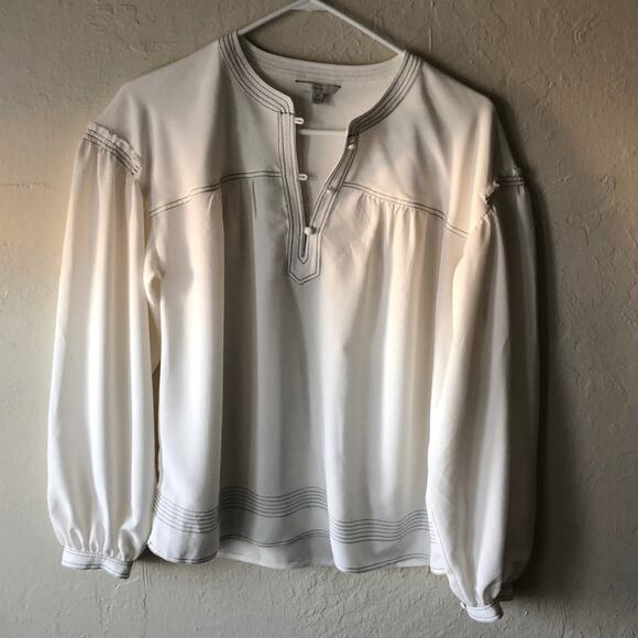 Joie Peasant Style Long Sleeve Blouse - Picture 4 of 7